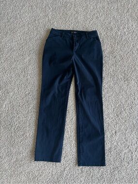 Lee Women's Navy Straight-Leg Pants